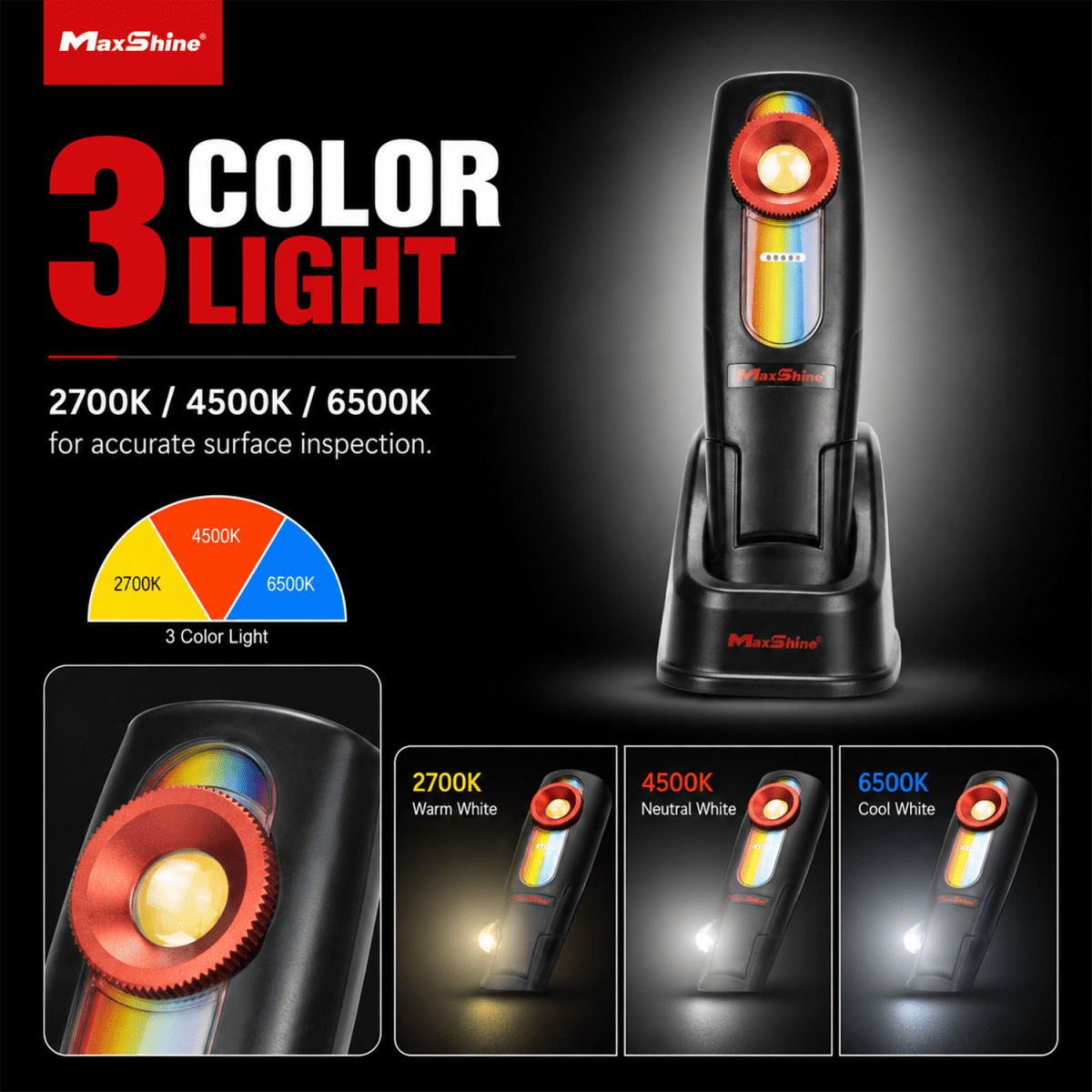 Maxshine Detailing Swirl Finder Pro And Swirl Finder For Professional Detailing Tools - Detailing Essentials
