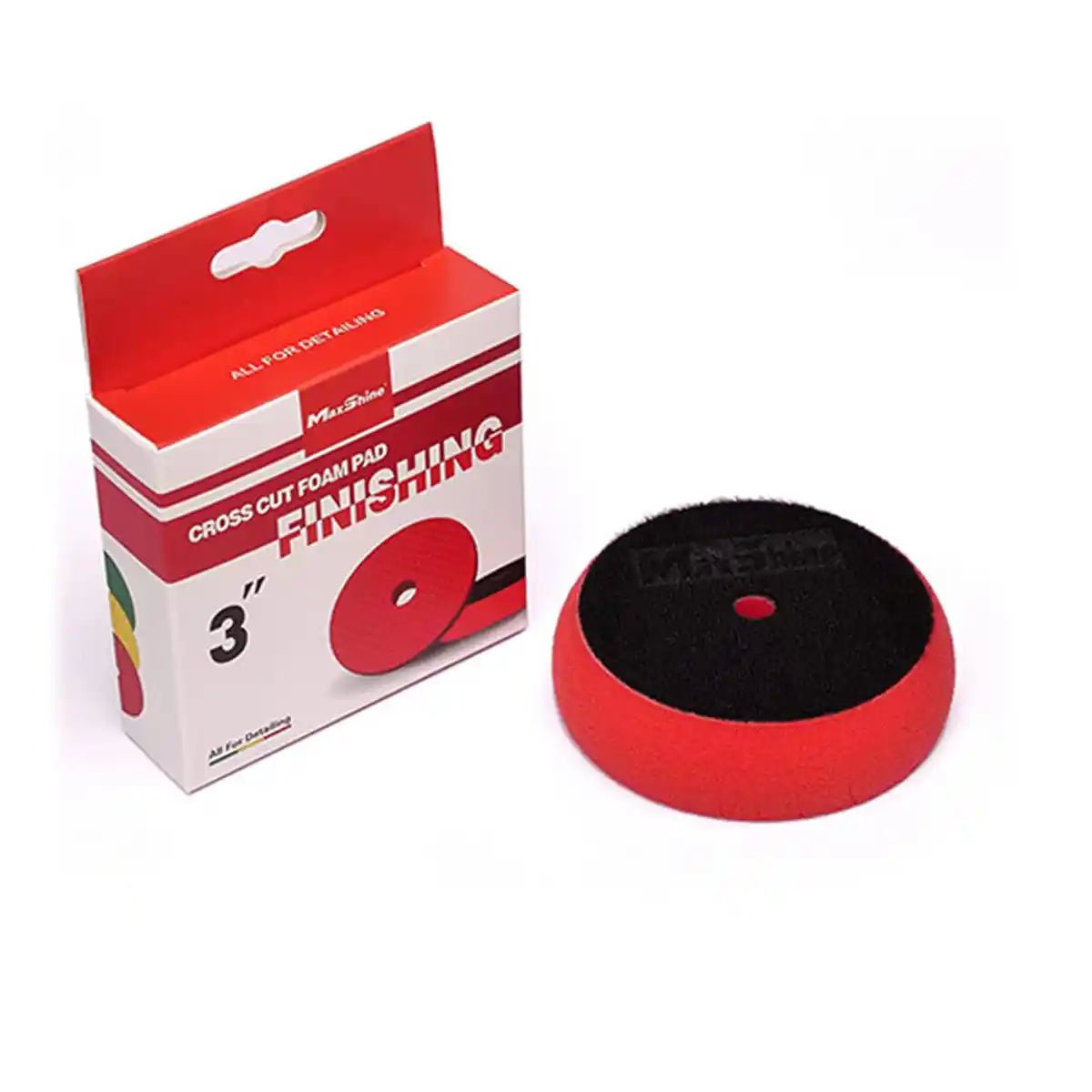 Maxshine Flat Foam Cutting Pad 3 Inch And Foam Pad For Professional Detailing Tools - Detailing Essentials