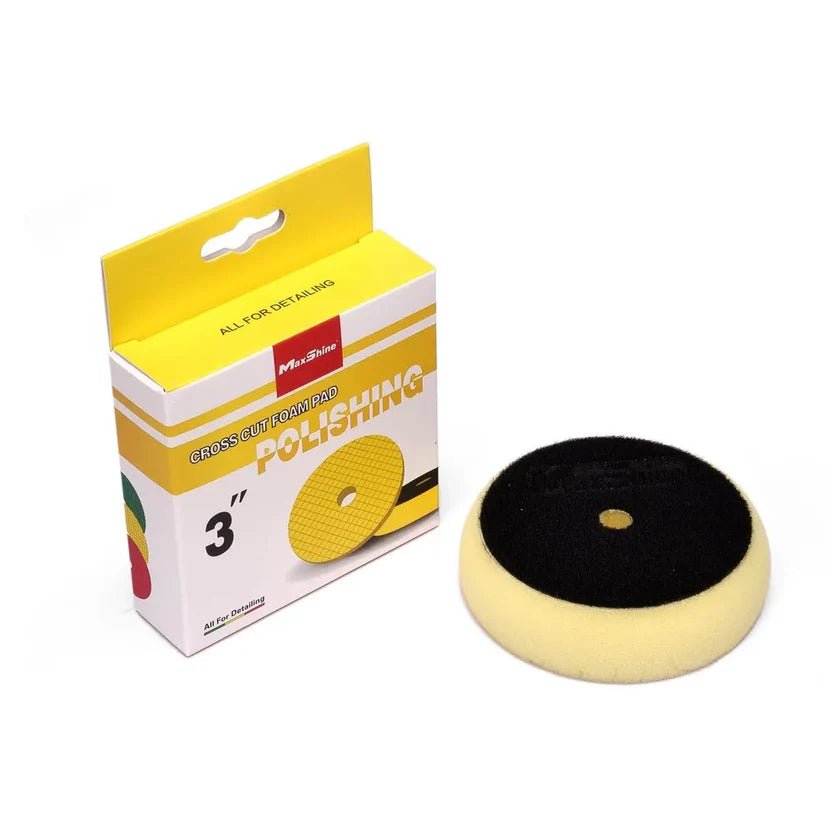 Maxshine Flat Foam Cutting Pad 3 Inch And Foam Pad For Professional Detailing Tools - Detailing Essentials