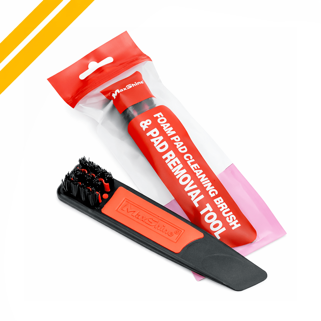 Maxshine Foam Pad Cleaning Brush And Pad Removal Tool And Brush For Professional Detailing Tools - Detailing Essentials