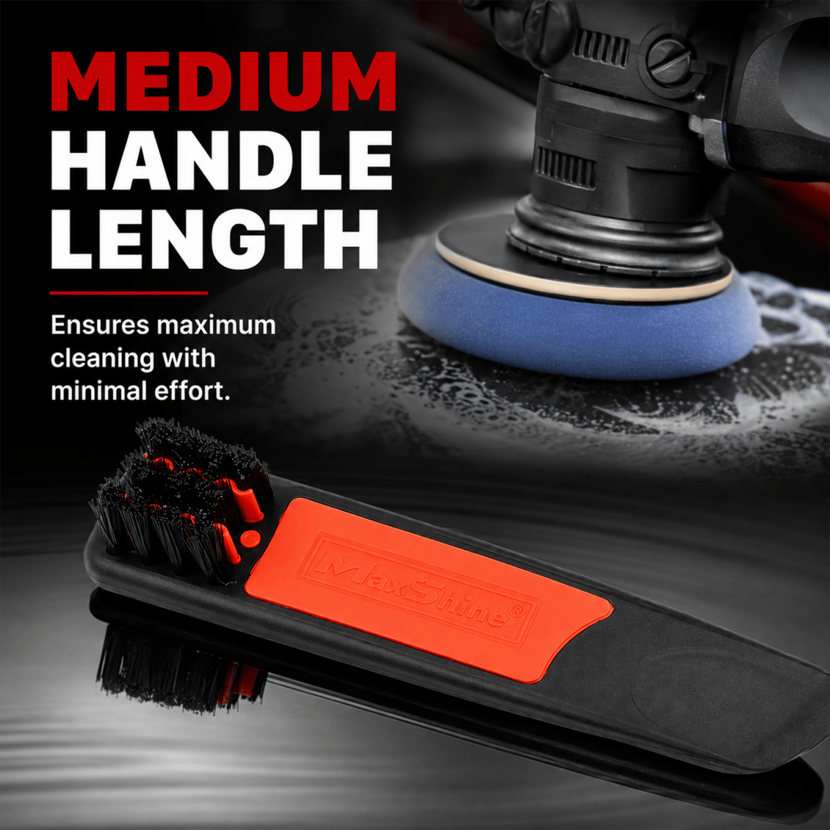 Maxshine Foam Pad Cleaning Brush And Pad Removal Tool And Brush For Professional Detailing Tools - Detailing Essentials