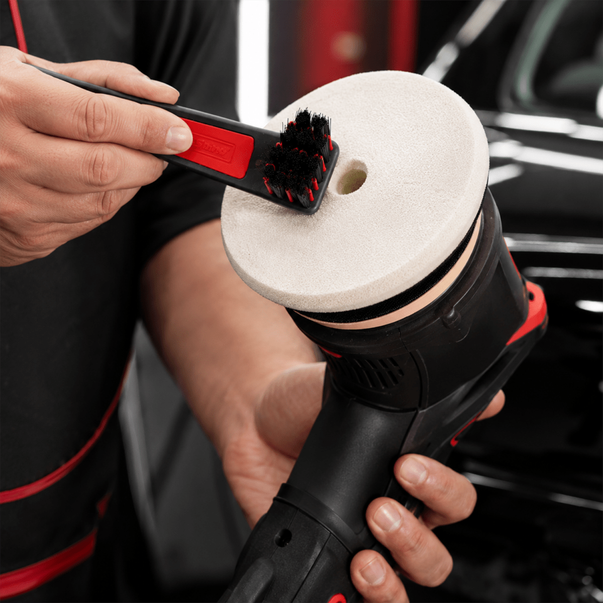 Maxshine Foam Pad Cleaning Brush And Pad Removal Tool And Brush For Professional Detailing Tools - Detailing Essentials