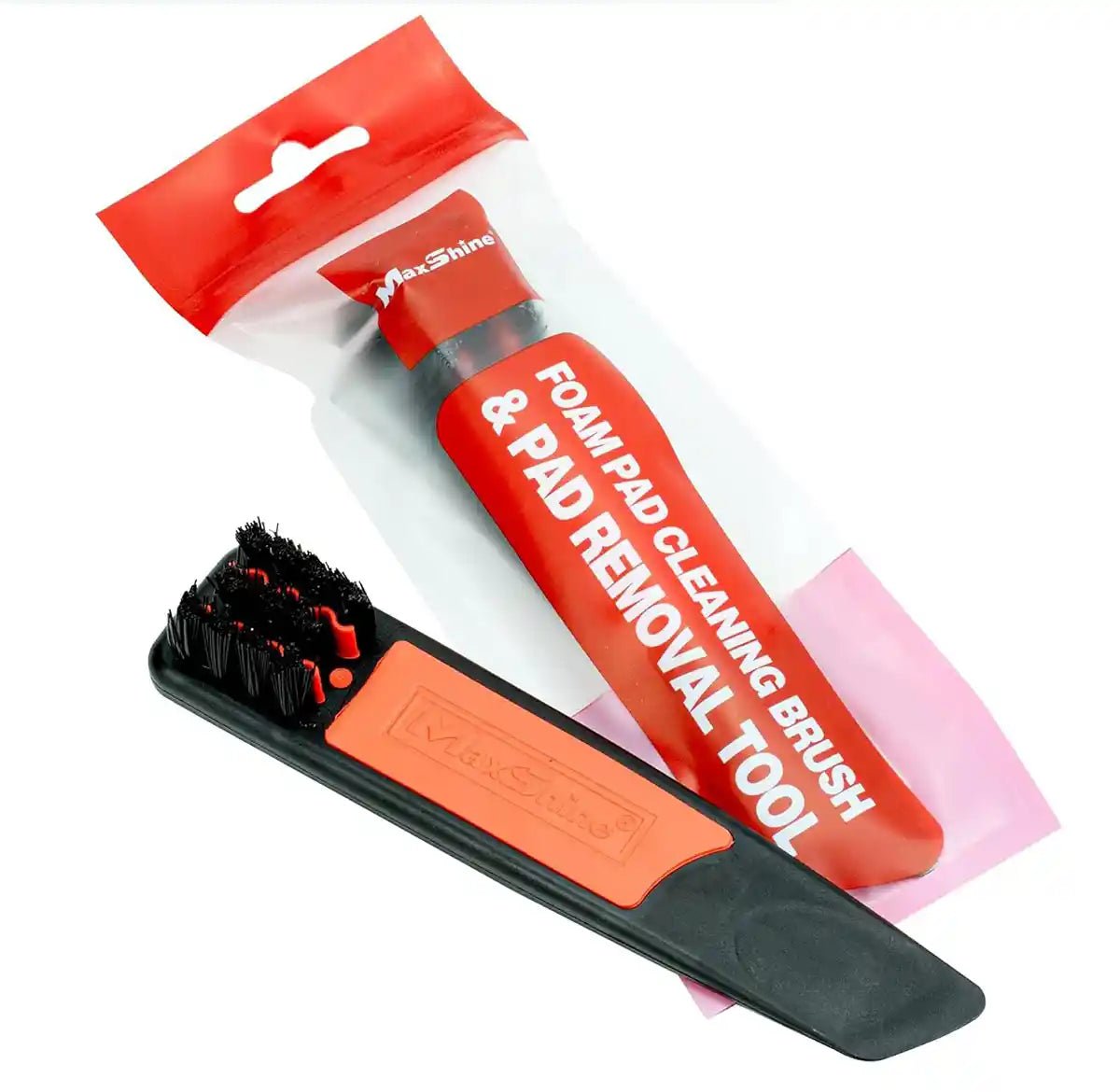 Maxshine Foam Pad Cleaning Brush And Pad Removal Tool And Brush For Professional Detailing Tools - Detailing Essentials