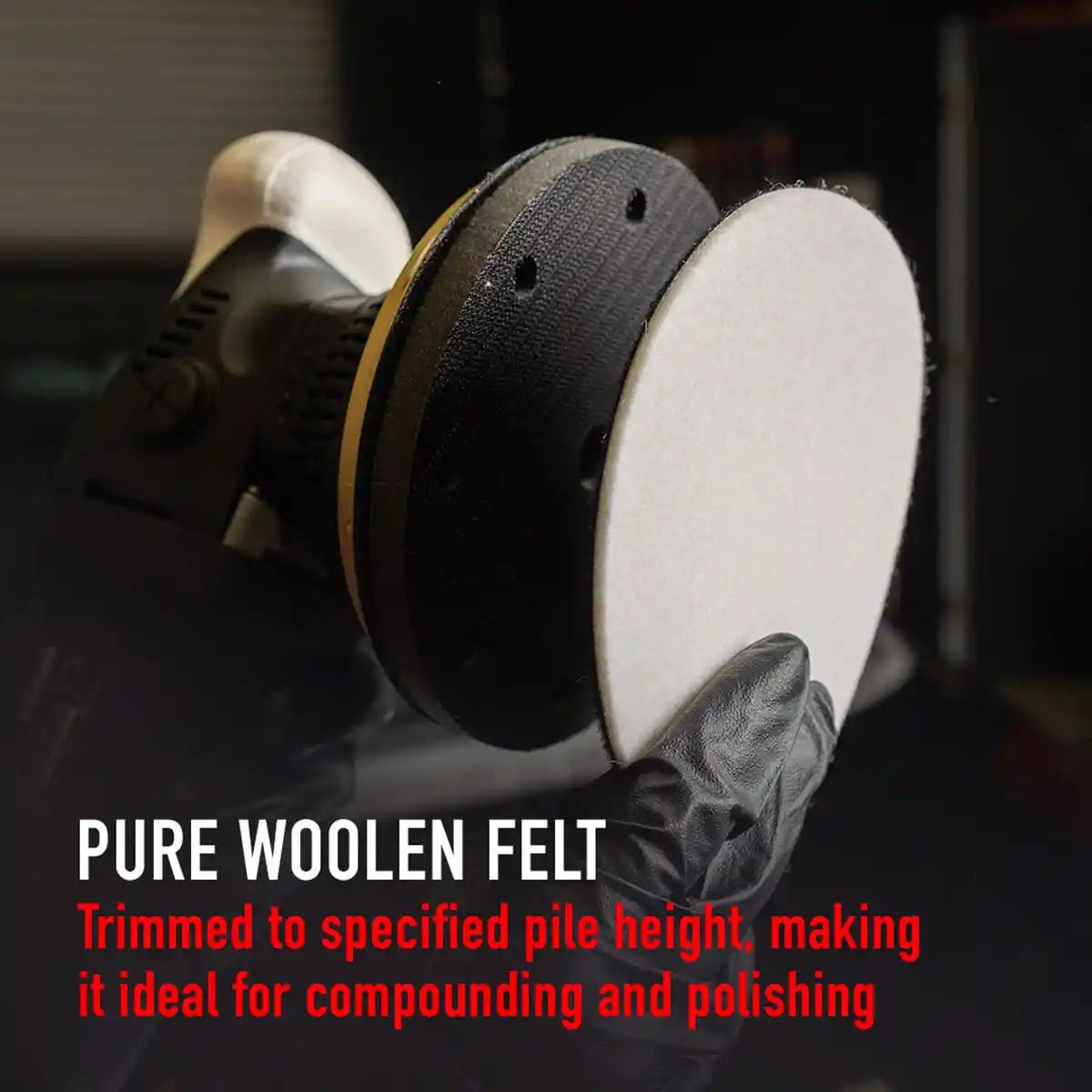 Maxshine Glass Wool Polishing Pad - 5 Inch And Polishing Pad For Professional Detailing Tools - Detailing Essentials