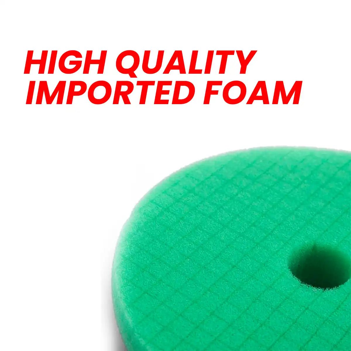 Maxshine High Pro Green Foam Heavy Cutting Pad And 6.2 Inch For Advanced Paint Correction - Detailing Essentials