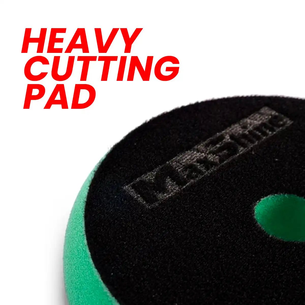 Maxshine High Pro Green Foam Heavy Cutting Pad And 6.2 Inch For Advanced Paint Correction - Detailing Essentials