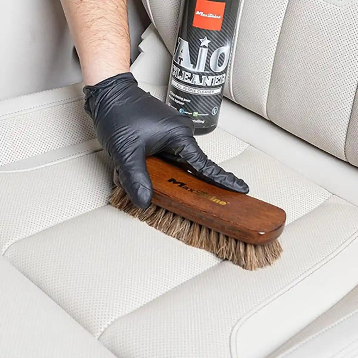 Maxshine Horsehair Cleaning Brush And Brush For Professional Detailing Tools - Detailing Essentials