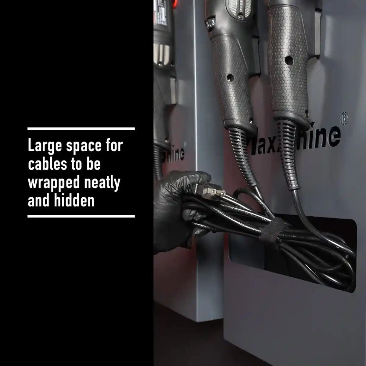 Maxshine Machine Polisher Wall Holder - Double And Holder For Professional Detailing Tools - Detailing Essentials