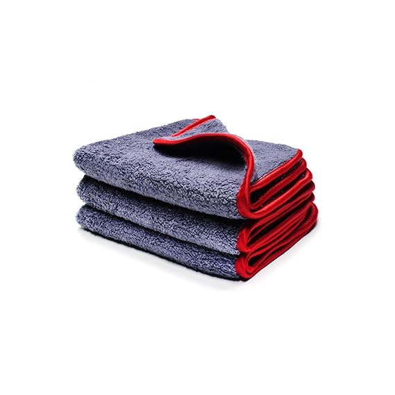 MaxShine Microfiber Towel 600 GSM | 40x40cm Detailing Cloth - Pack of 3 - Detailing Essentials