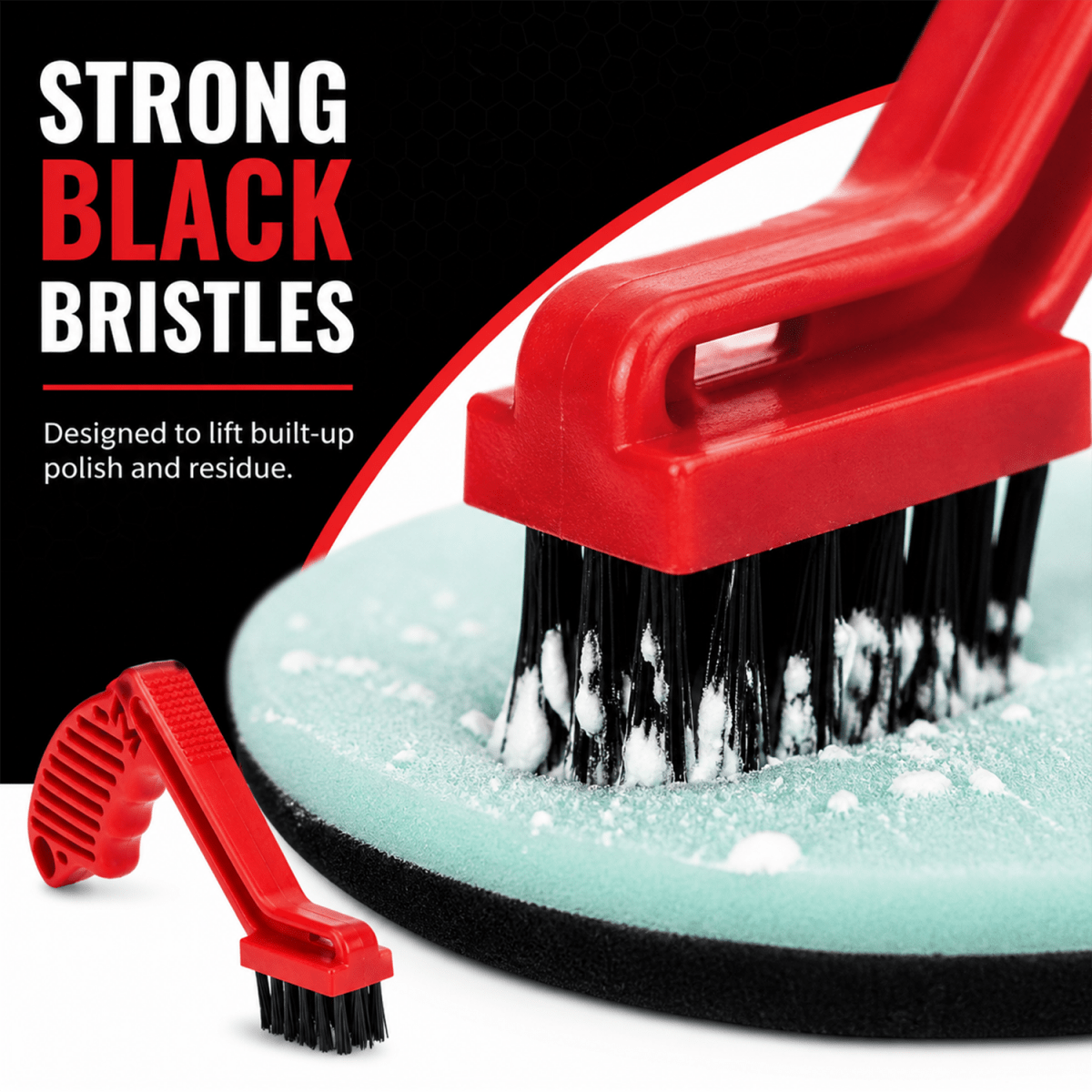 Maxshine Pad Conditioning Brush And Brush For Professional Detailing Tools - Detailing Essentials