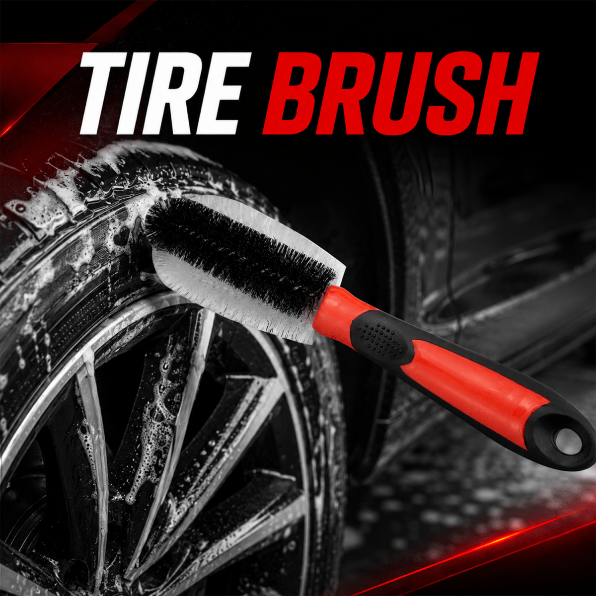 Maxshine Premium Tire Cleaning Brush For Heavy - duty Detailing - Detailing Essentials