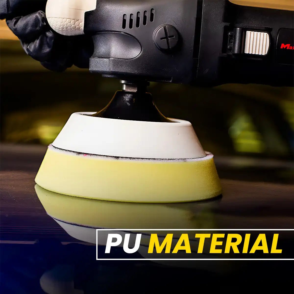 Maxshine RO Polisher Backing Plate And 6 Inch Replacement For Rotary Polishers - Detailing Essentials
