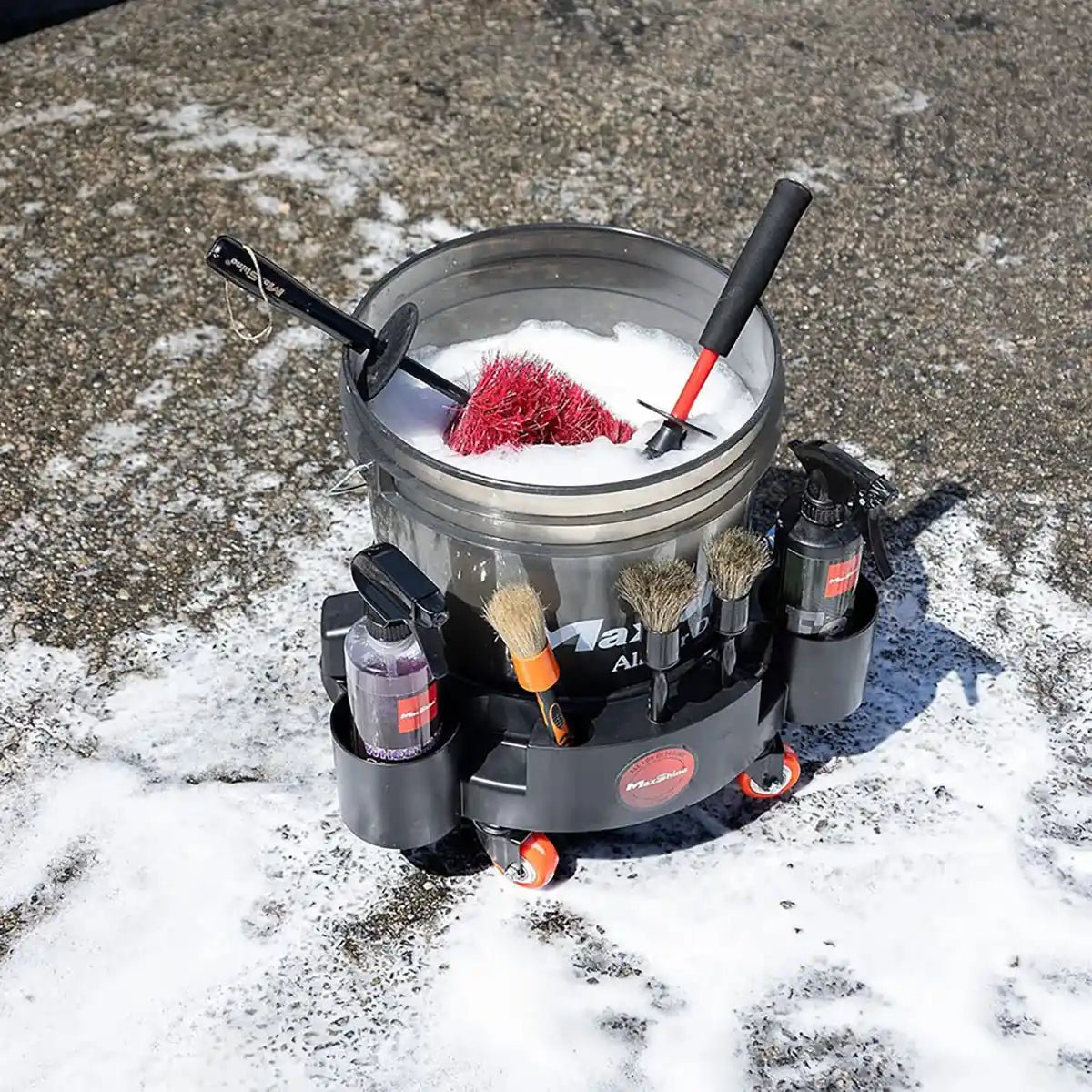 Maxshine Rolling Bucket Dolly And Dolly For Professional Machine And Tools - Detailing Essentials
