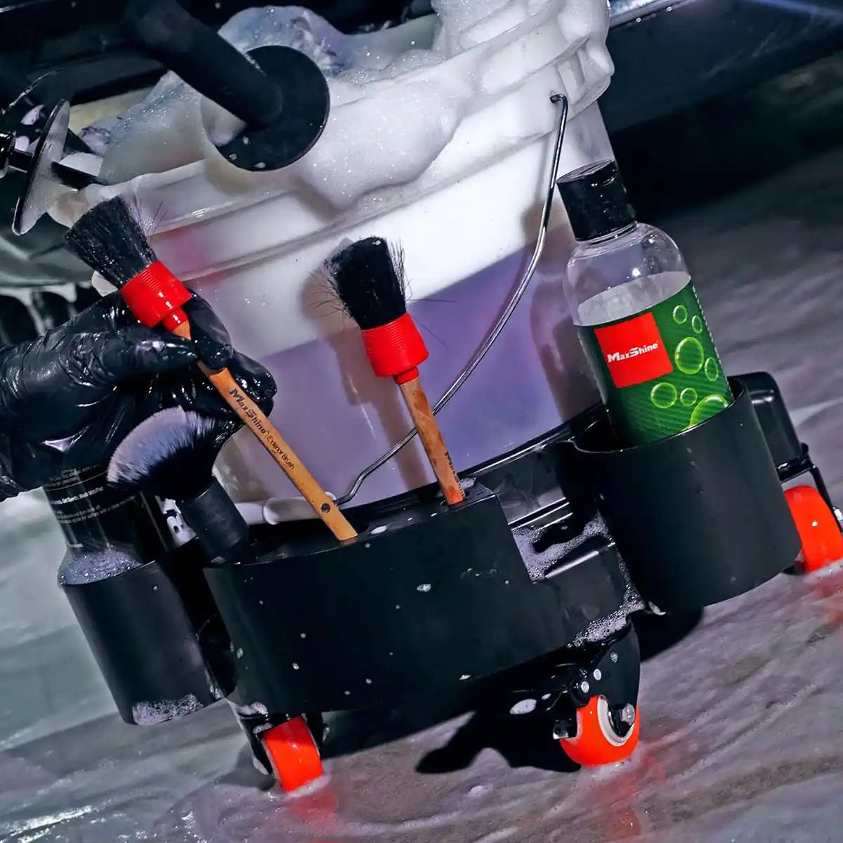 Maxshine Rolling Bucket Dolly And Dolly For Professional Machine And Tools - Detailing Essentials