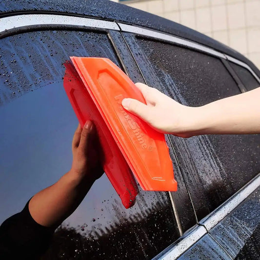 Maxshine Silicone Soft Water Blade With Anti - slip Handle For Quick Water Removal - Detailing Essentials