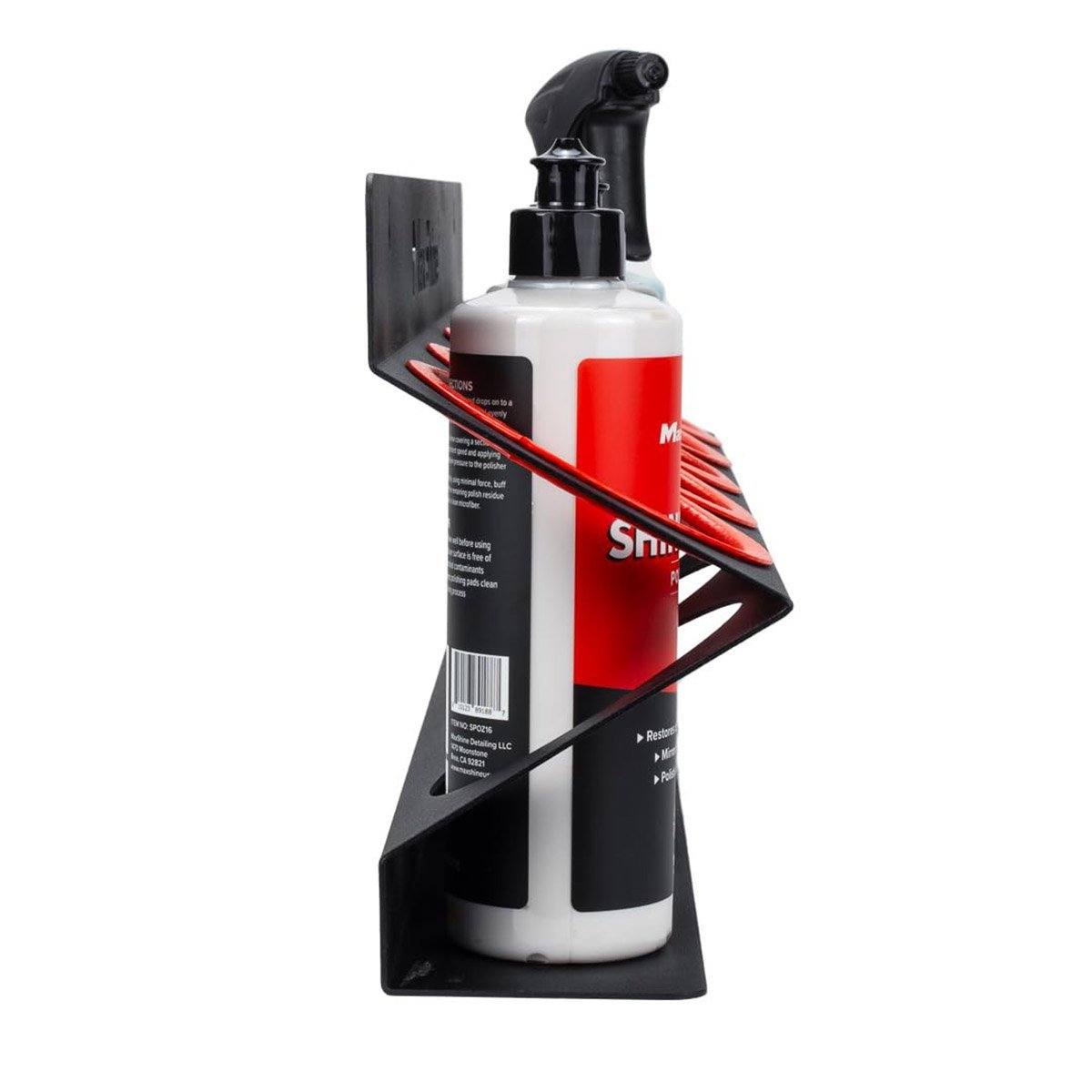 Maxshine Spray Bottle And Compound Holder And Wall Mounted Organizer For Detailing Tools - Detailing Essentials