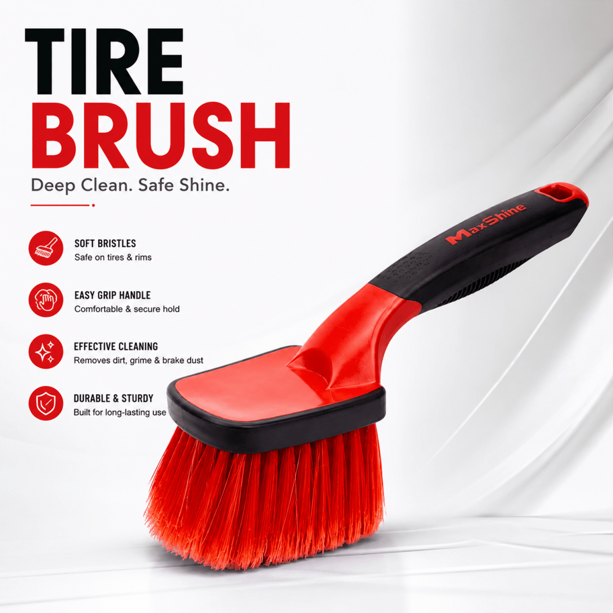 Maxshine Tire Brush - Detailing Essentials