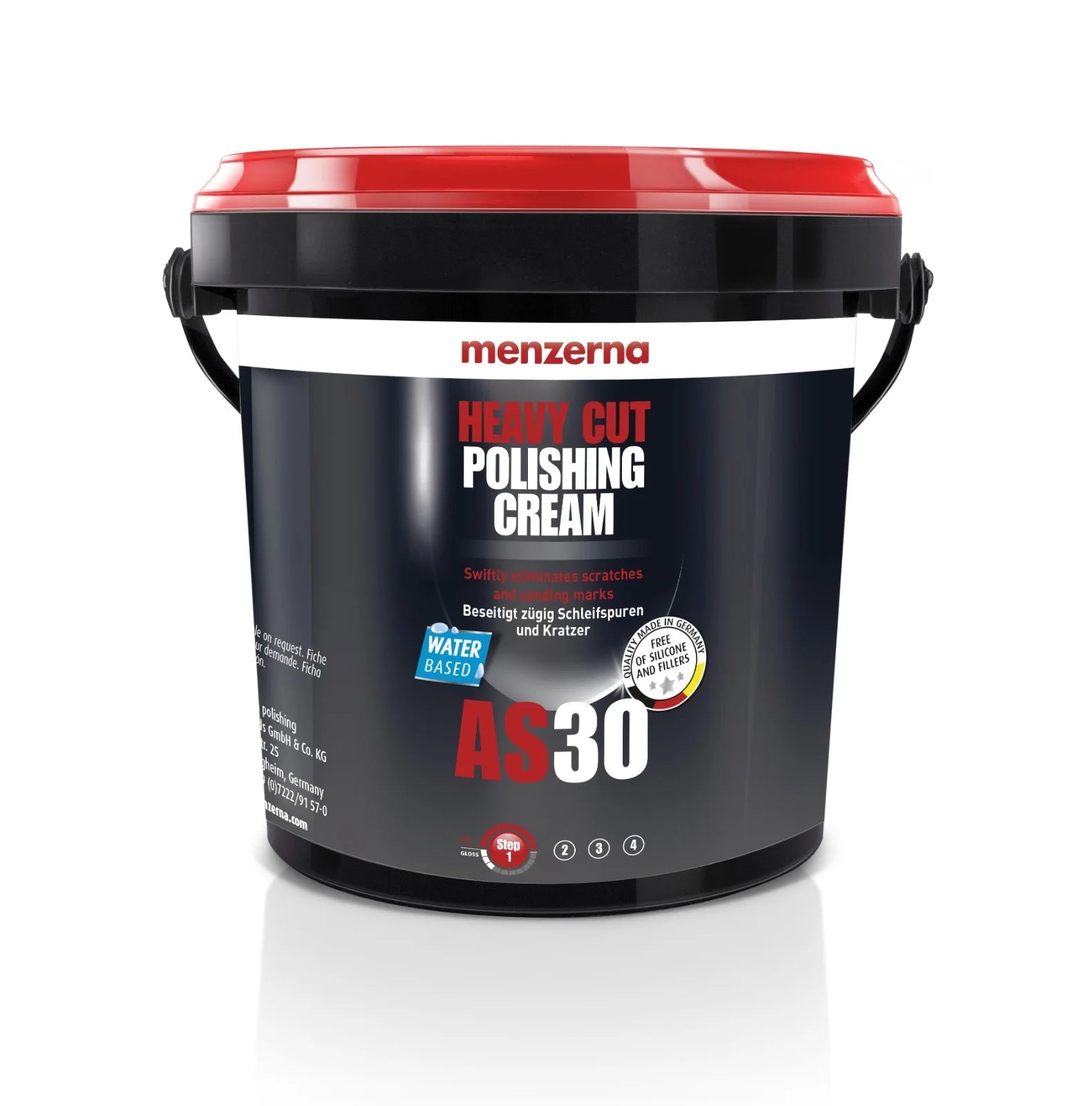 Menzerna AS 30 Heavy Cut Polishing Cream for Overspray Removal - Detailing Essentials