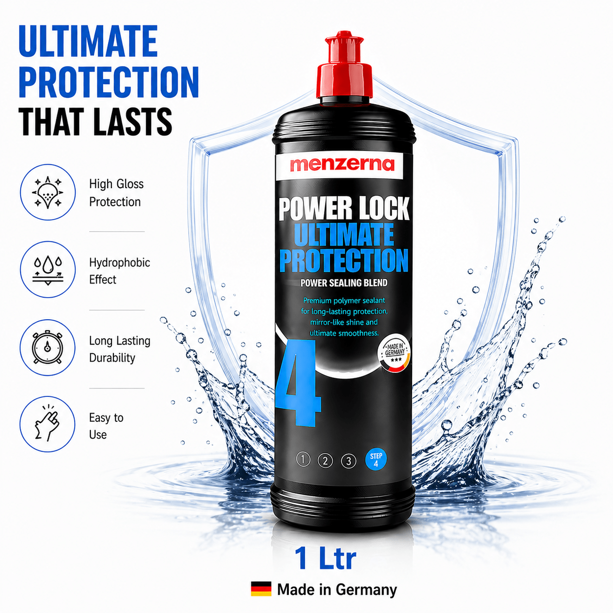 Menzerna Power Lock Ultimate Protection for Long - Lasting Shine - Detailing Essentials