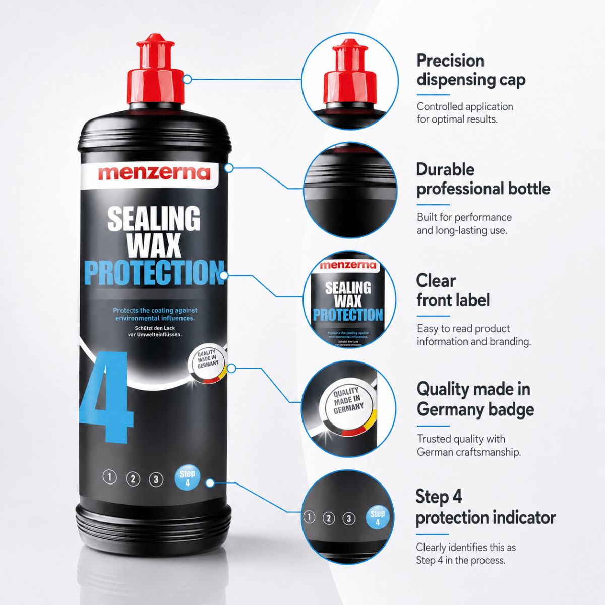 Menzerna Sealing Wax Protection for Car Paint - Detailing Essentials
