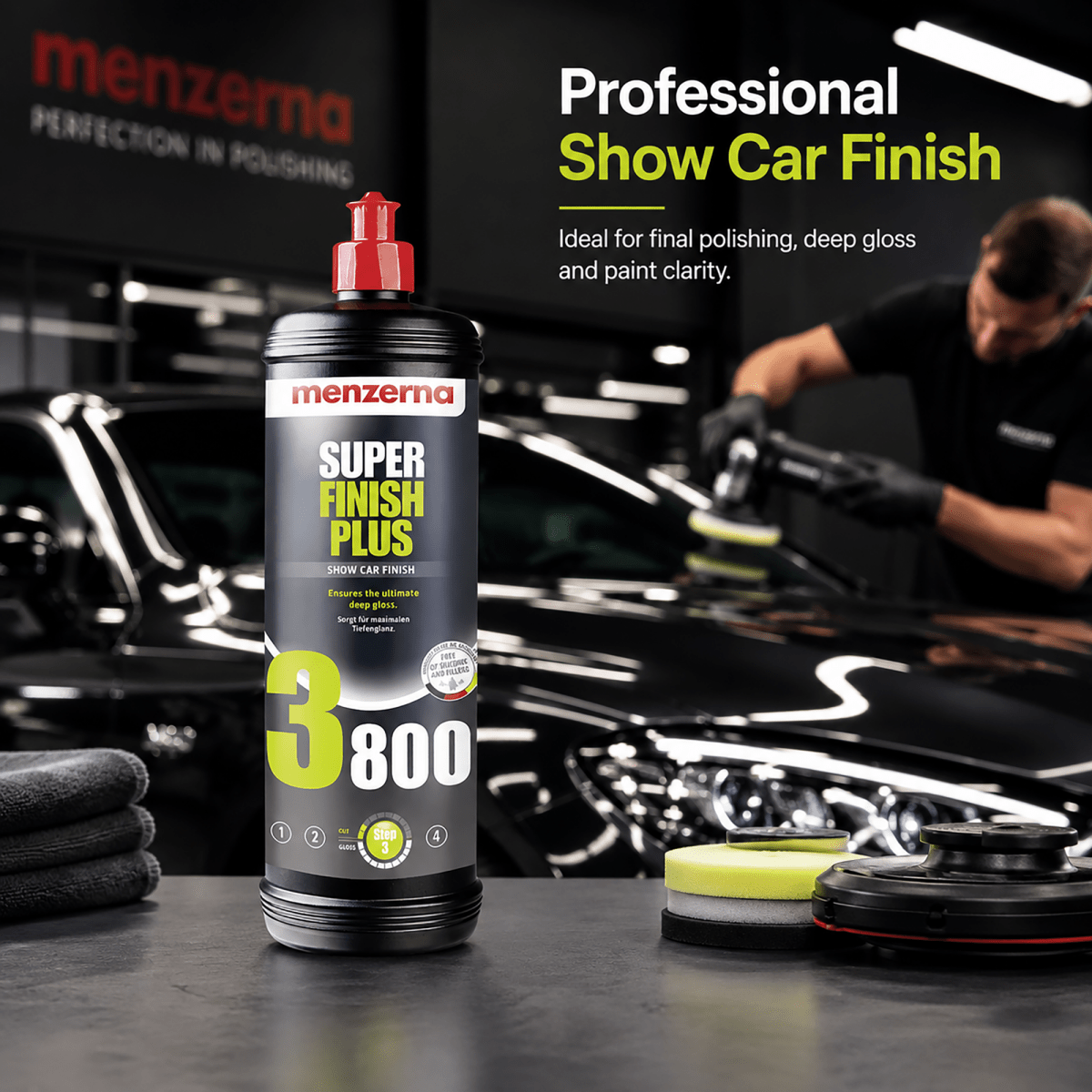 Menzerna Super Finish Plus 3800 - High Gloss Polish - Detailing Essentials